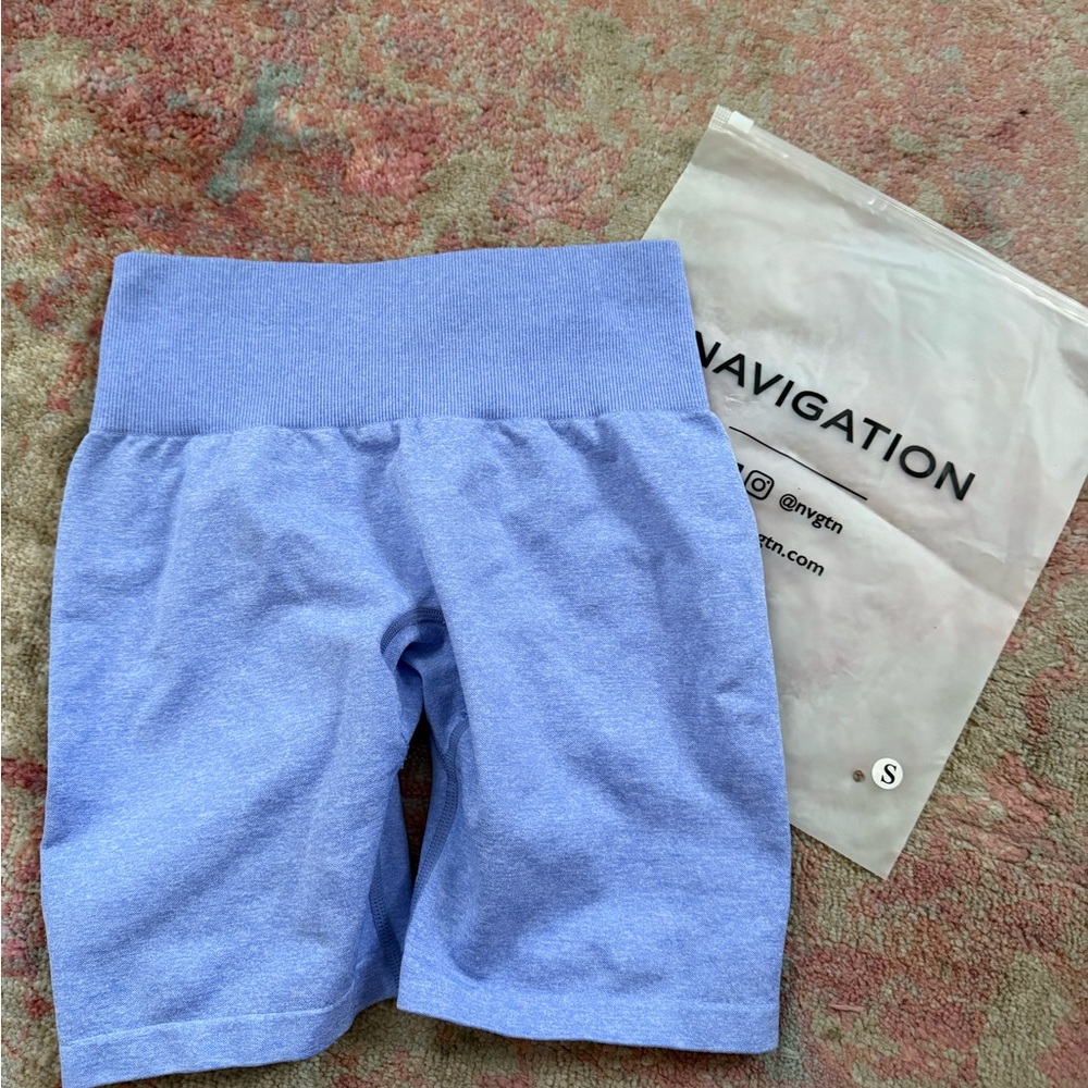 NVGTN Light Blue Bike Shorts